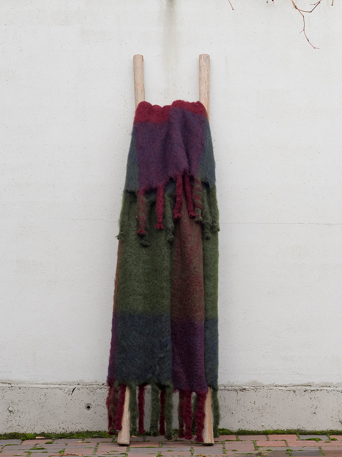 Lena Rewell - Boreas Handwoven Mohair Blanket (71in/1.8m) -  - ABASK