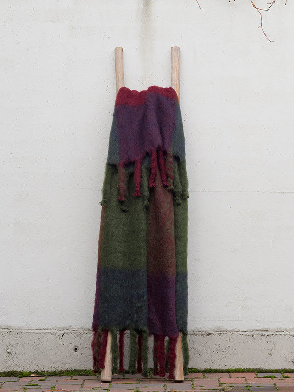 Lena Rewell - Boreas Handwoven Mohair Blanket (71in/1.8m) -  - ABASK