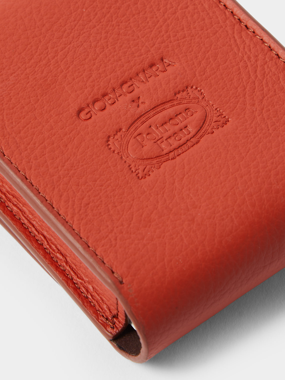 Giobagnara x Poltrona Frau - Leather Playing Card Pochette - Red - ABASK