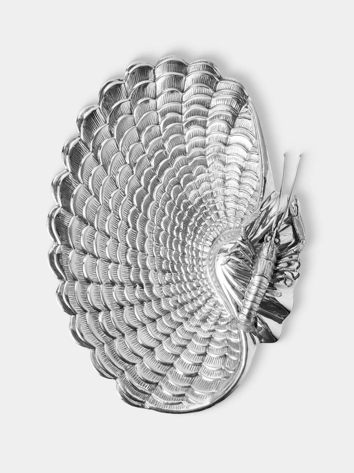 Antique and Vintage - 1980s Solid Silver Langoustine Platter - Silver - ABASK - 