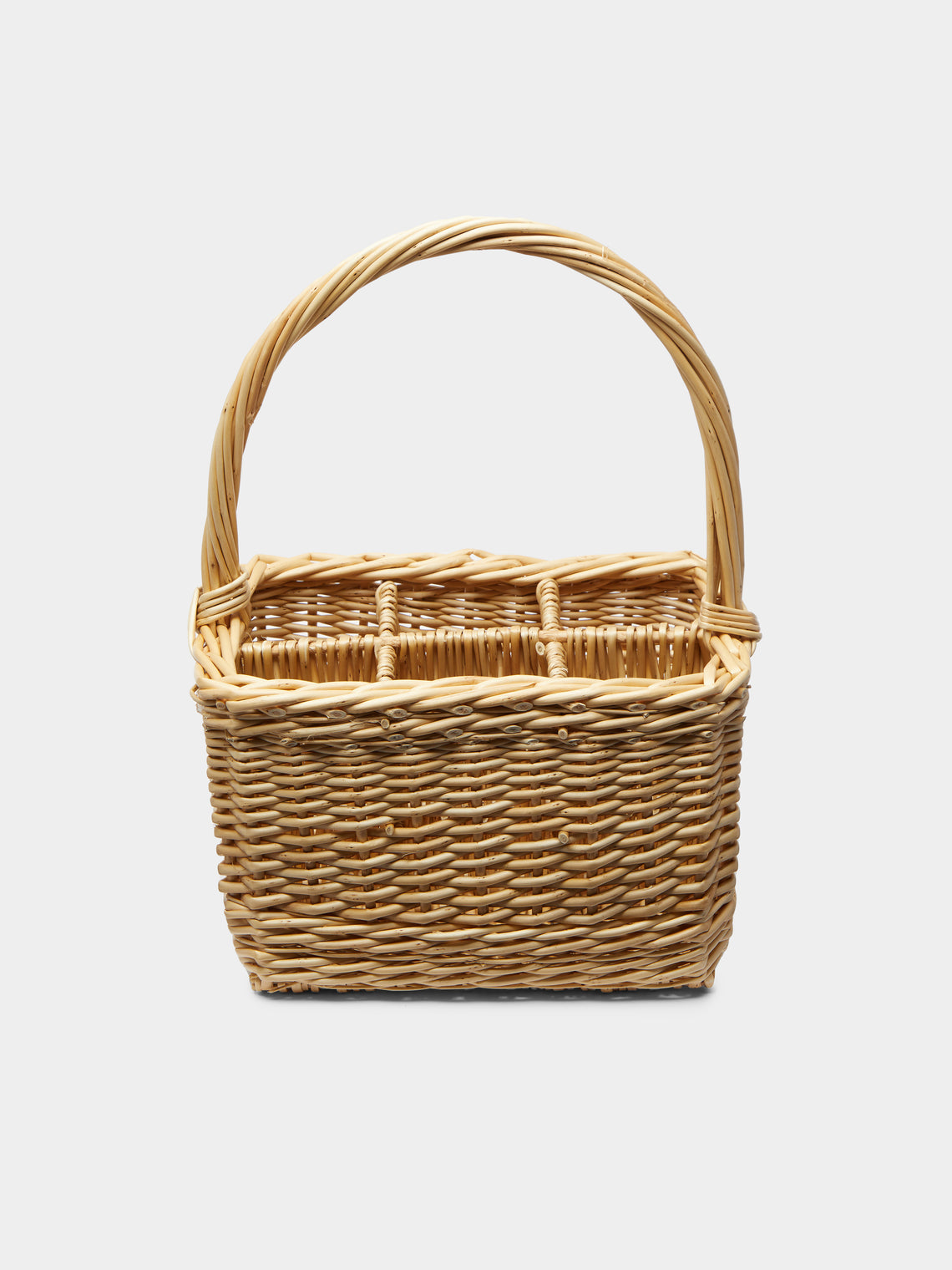 Sussex Willow Baskets - Handwoven Willow Cutlery Basket -  - ABASK