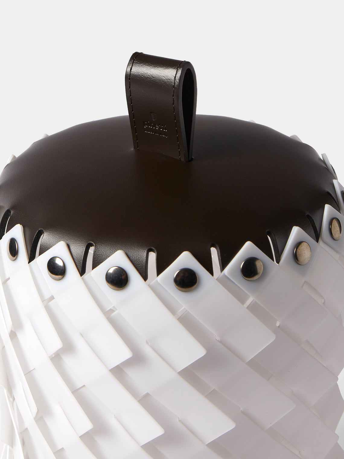 Pinetti - Almeria Handwoven Medium Wireless Lantern - Dark Brown - ABASK