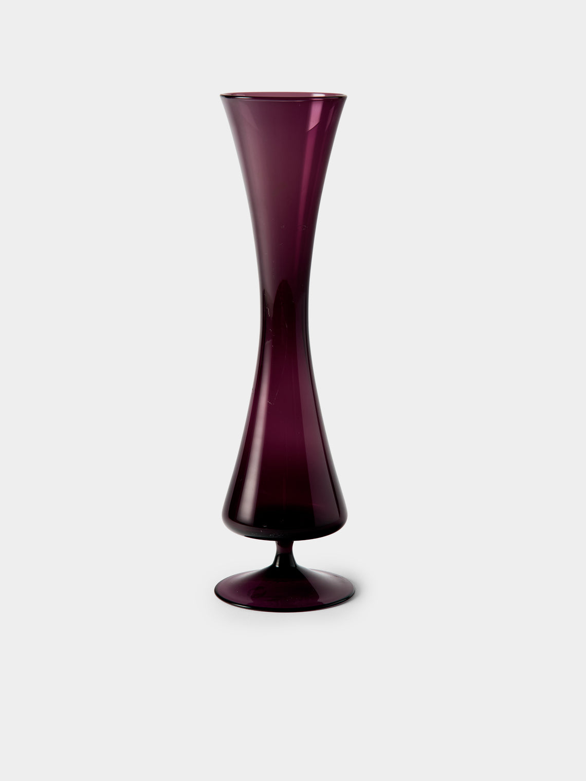 Antique and Vintage - Mid-Century Glass Bud Vases (Set of 7) - Purple - ABASK