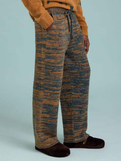 The Elder Statesman - Twisted Cashmere Sweatpants | Size: M - Green - ABASK