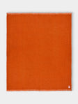 Brun de Vian-Tiran - Cirrus Handwoven Mohair Throw (71in/1.8m) - Orange - ABASK - 