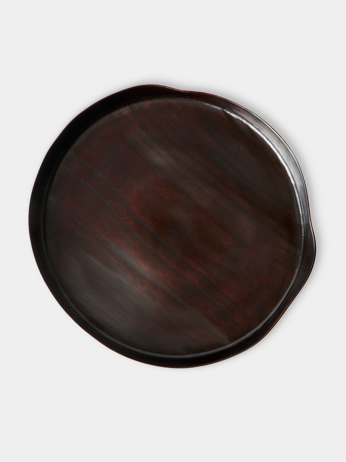 Suk Keun Kang - Hamji Ottchil Wood Low Bowl - Brown - ABASK