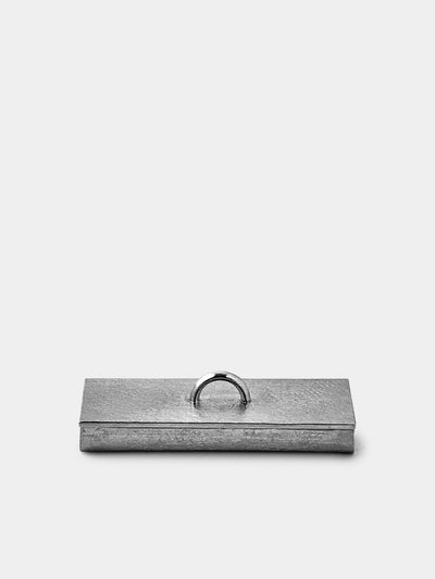 Seikado - Pewter Toothpick Holder - Silver - ABASK - 