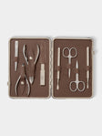 F. Hammann - Leather Large Manicure Set - Taupe - ABASK - 