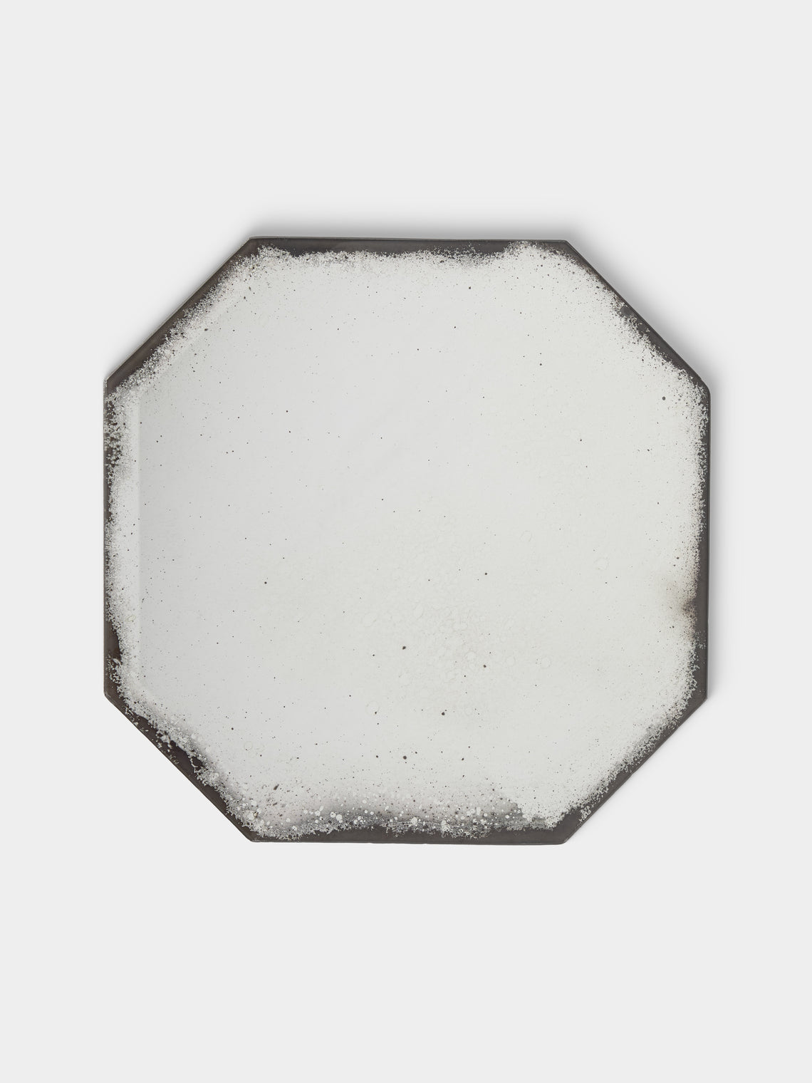 Borgo delle Tovaglie - Octo Mirrored Glass Placemats (Set of 6) - Silver - ABASK