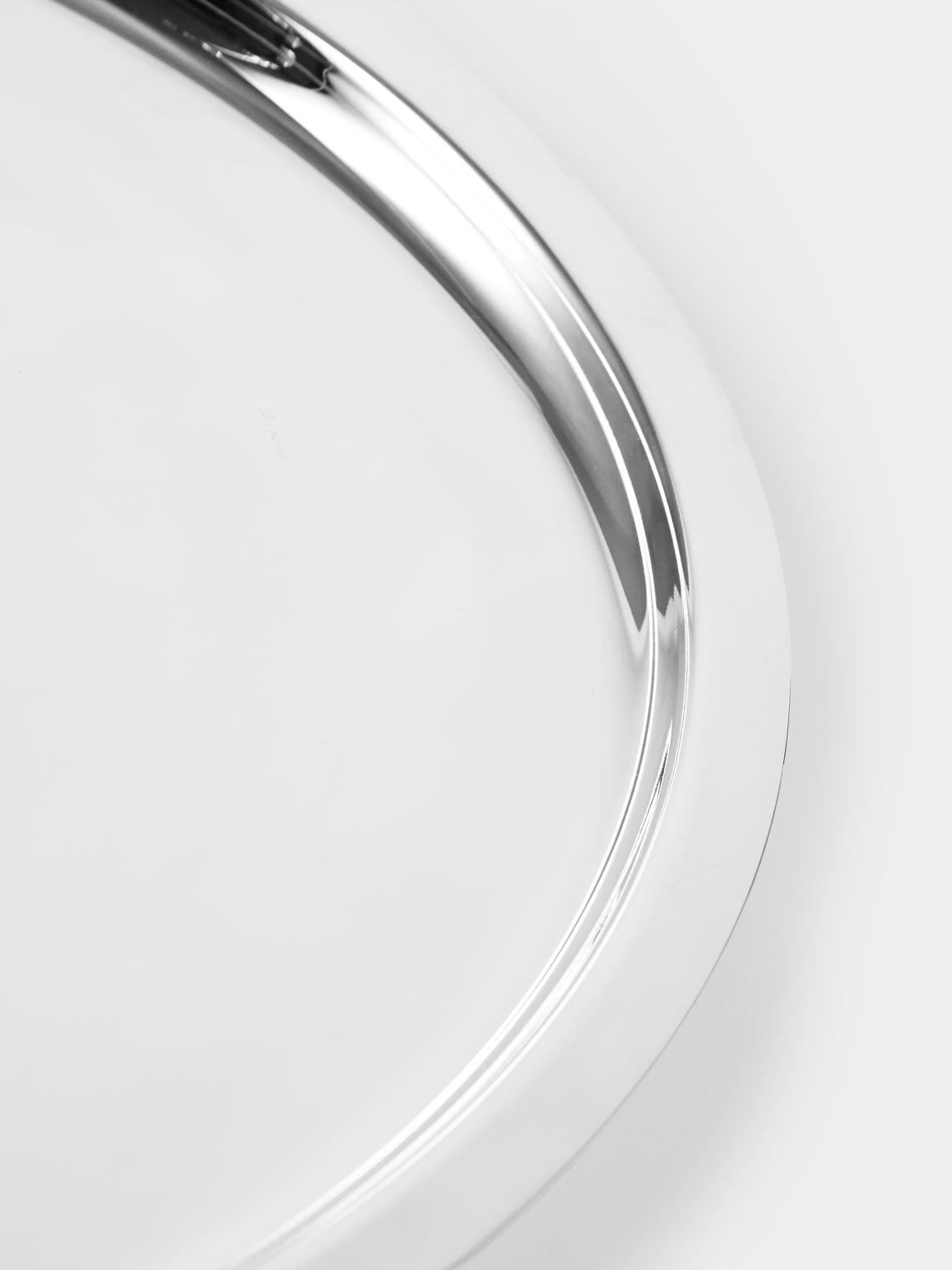 Ercuis - Silver-Plated Oval Tray (19.5in/49cm) - Silver - ABASK