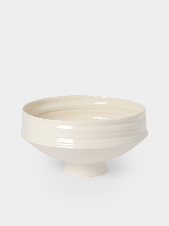 Johanne Coker - No. 11 Hand-Thrown Porcelain Bowl - White - ABASK - 