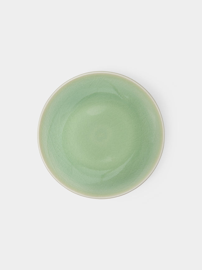 Jinho Choi - Small Celadon Plates (Set of 4) -  - ABASK - 