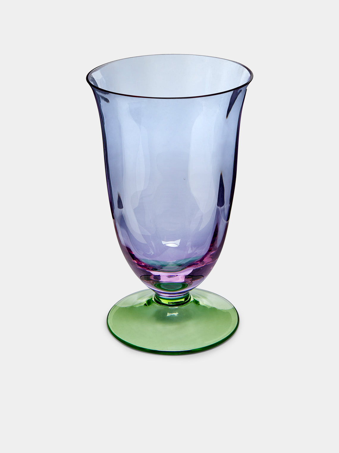 NasonMoretti - Archive Revival 1982 Hand-Blown Murano Water Glasses (Set of 2) - Purple - ABASK