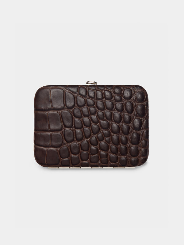 F. Hammann - Embossed Leather Cigarette Case -  - ABASK - 