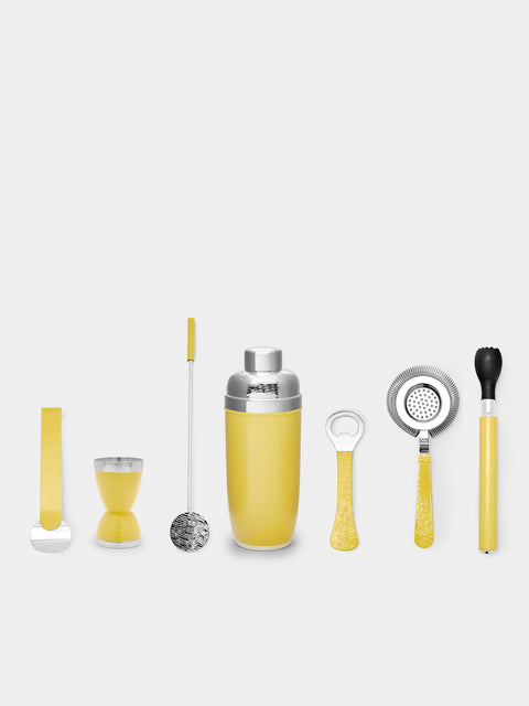 Zanetto - Enamelled Silver-Plated Set (Set of 7) -  - ABASK - 