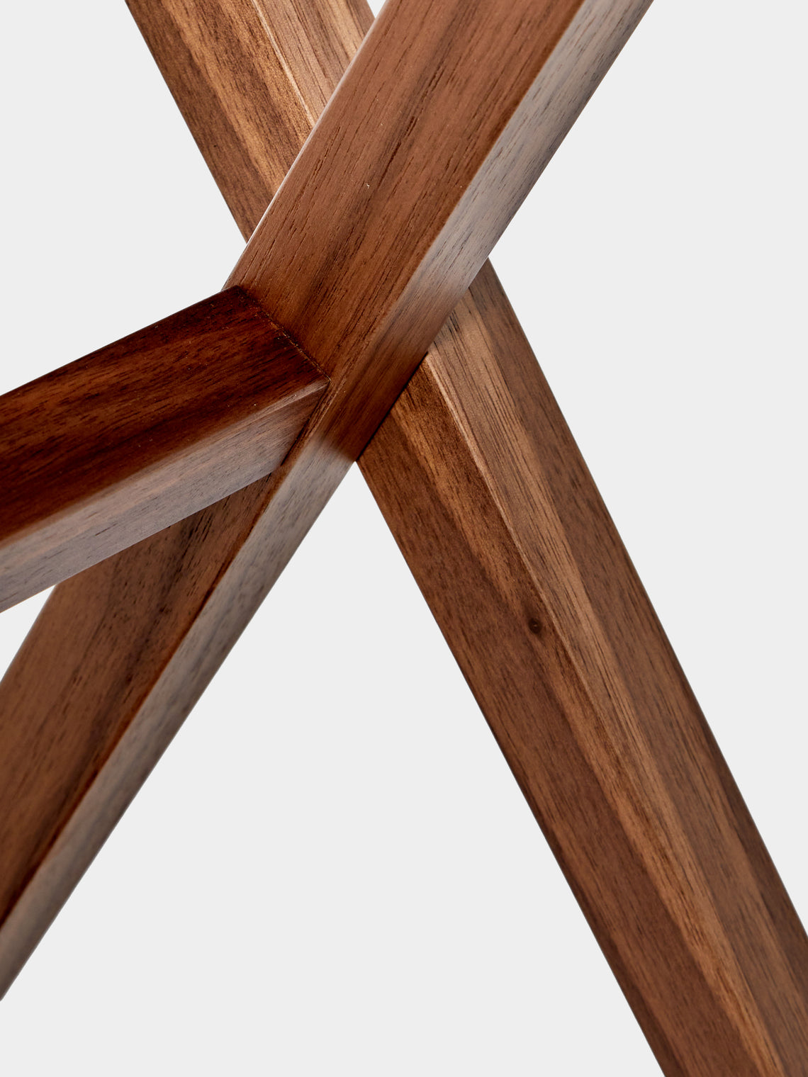 Pinetti - Dedalo Leather and Walnut Tray Table - Black - ABASK