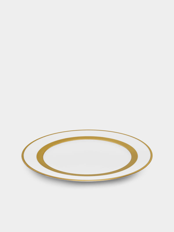Robert Haviland & C. Parlon - William Porcelain Charger Plates – 12in/30cm (Set of 2) - Gold - ABASK