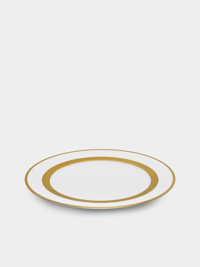 Robert Haviland & C. Parlon - William Porcelain Charger Plates – 12in/30cm (Set of 2) - Gold - ABASK