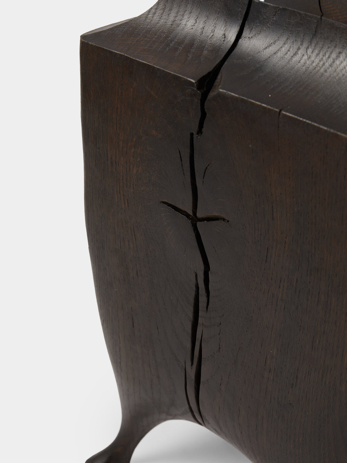 Jamie Gaunt Designs - No. 4 Scorched Oak XL Table Lamp - Black - ABASK