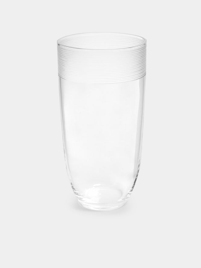 Carlo Moretti - Fili Molati Hand-Blown Murano Glass Champagne Flutes (Set of 2) - Clear - ABASK - 