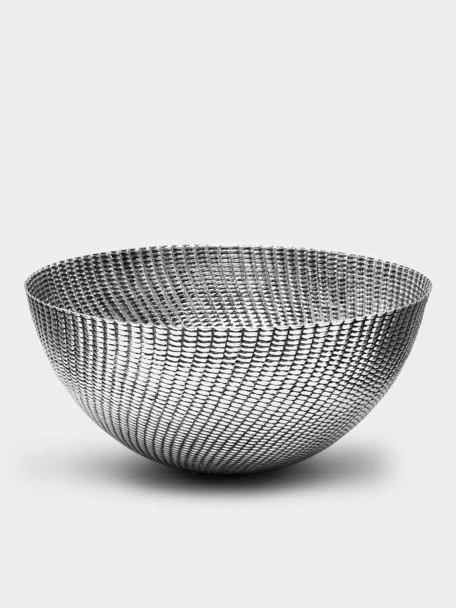 Antique and Vintage - 1970s Solid Silver Braided Bowl -  - ABASK - 