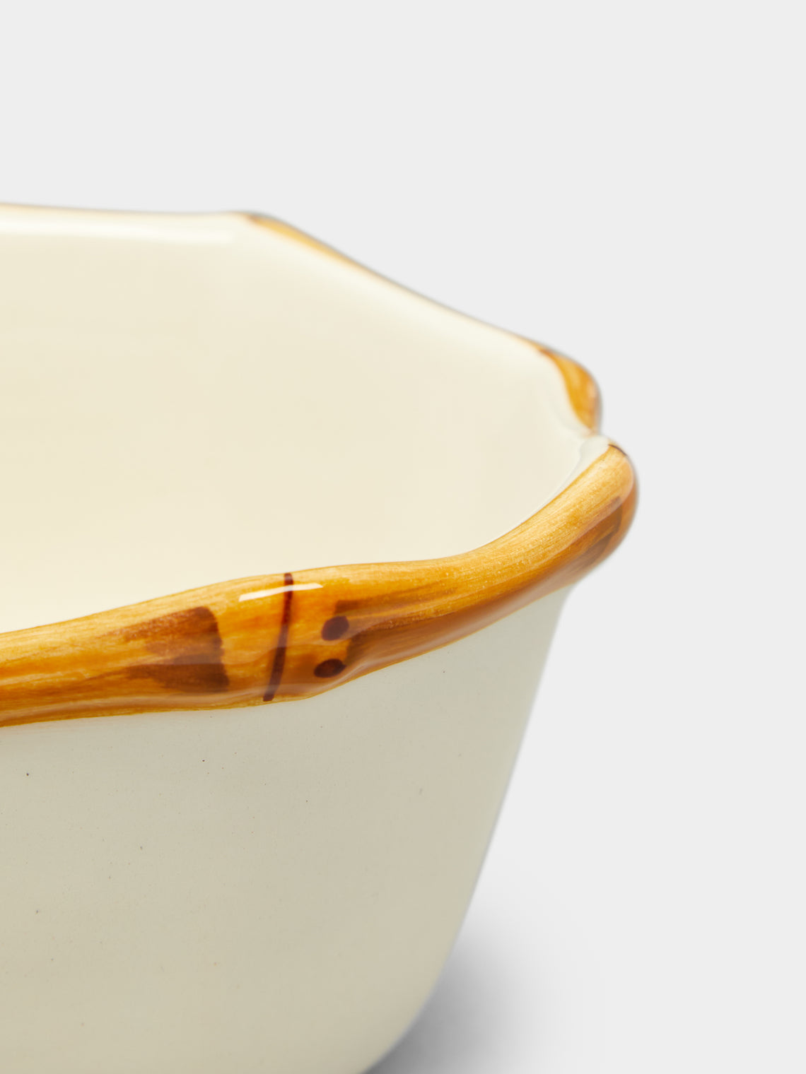Este Ceramiche - Bamboo Hand-Painted Ceramic Milk Jug -  - ABASK