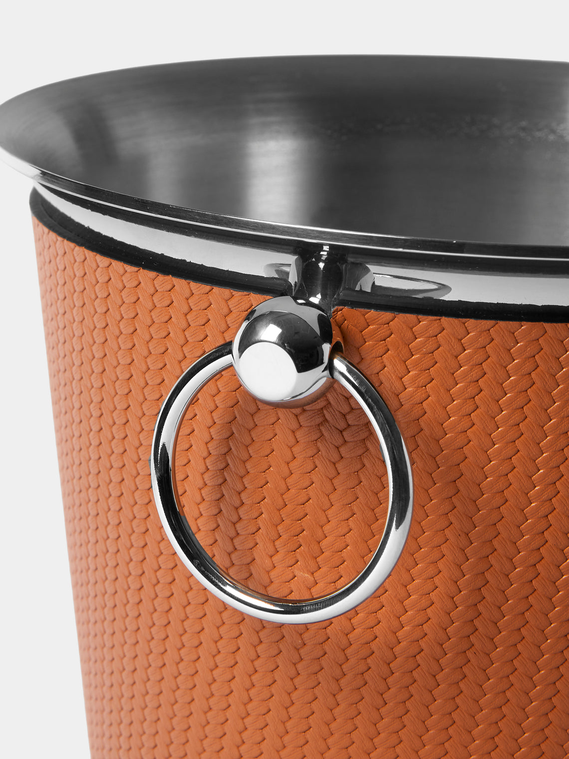 Pinetti - Leather Champagne Bucket - Camel - ABASK