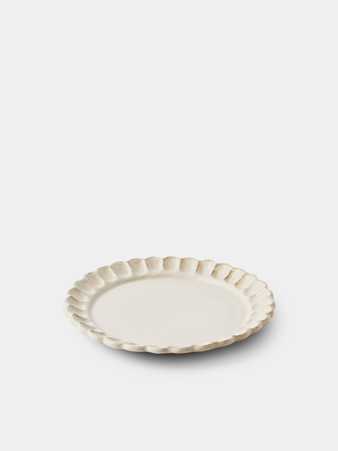 Kaneko Kohyo - Coco Ceramic Dessert Plates – 8in/20cm (Set of 4) - White - ABASK