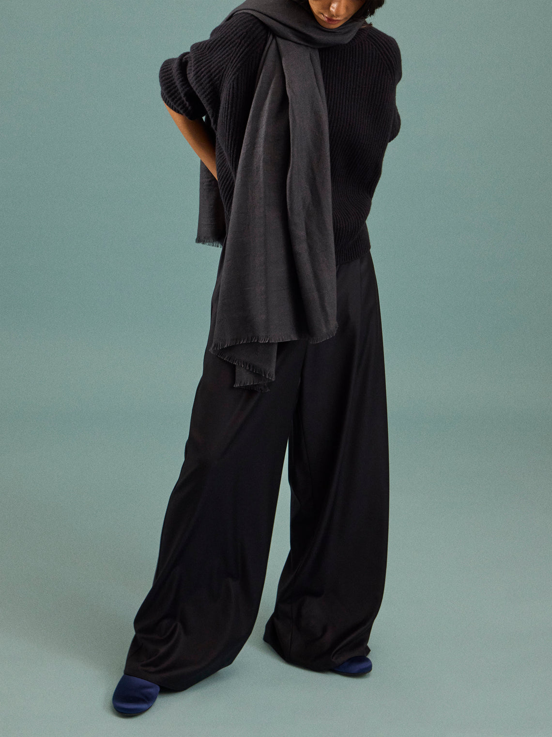 Denis Colomb - Kasumi Nomad Cashmere Scarf | One Size - Gray - ABASK