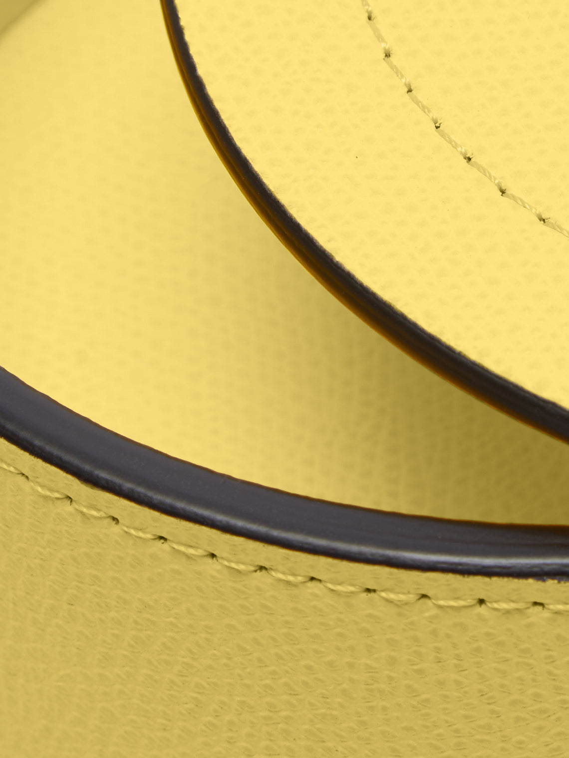 Giobagnara - Harris Leather Medium Trinket Box - Yellow - ABASK