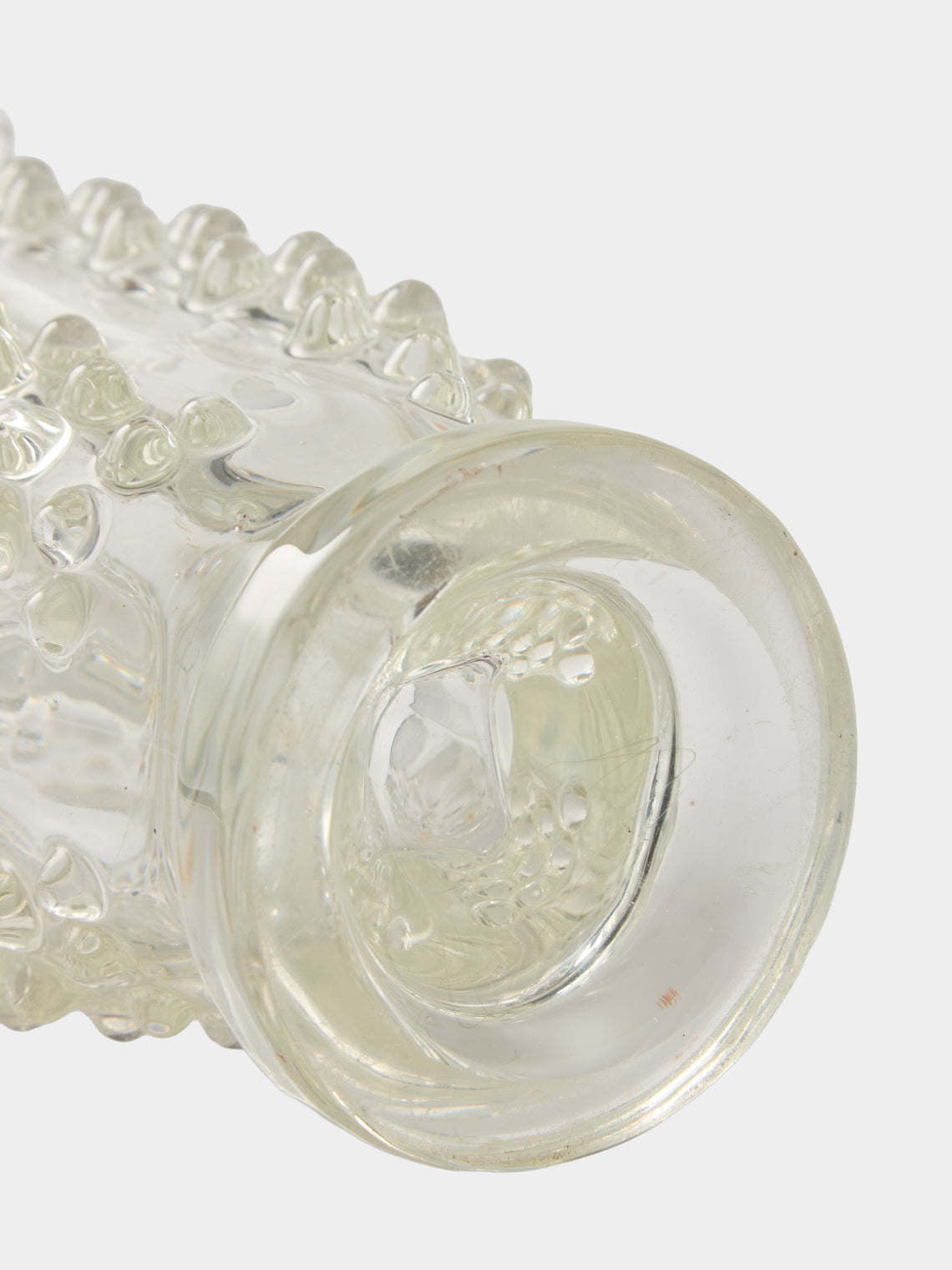 Antique and Vintage - 1930s Ercole Barovier Glass Vase (12in/30.5cm) - Clear - ABASK