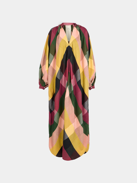 Marrakshi Life - The V-Neck Tourag Dress | Size: XS - Multiple - ABASK - 