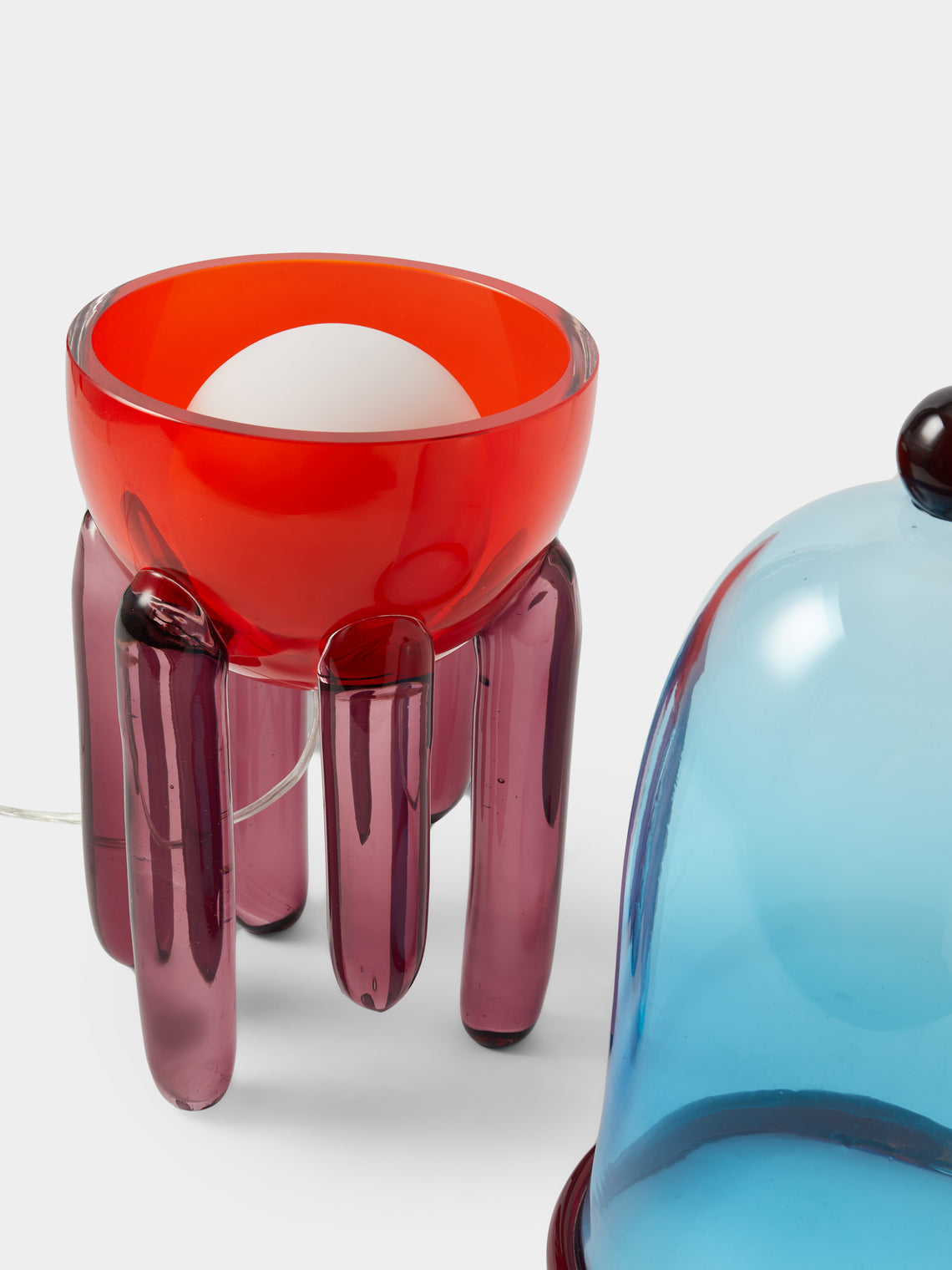 Kickie Chudikova - Pulpopolis Tamoya Hand-Blown Murano Glass Wired Table Lamp - Multiple - ABASK