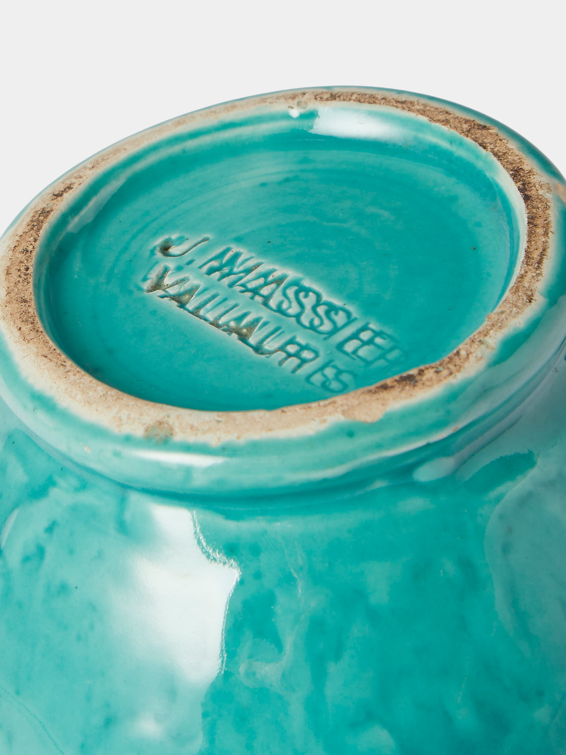 Antique and Vintage - 1940s JEROME MASSIER VASE - Blue - ABASK