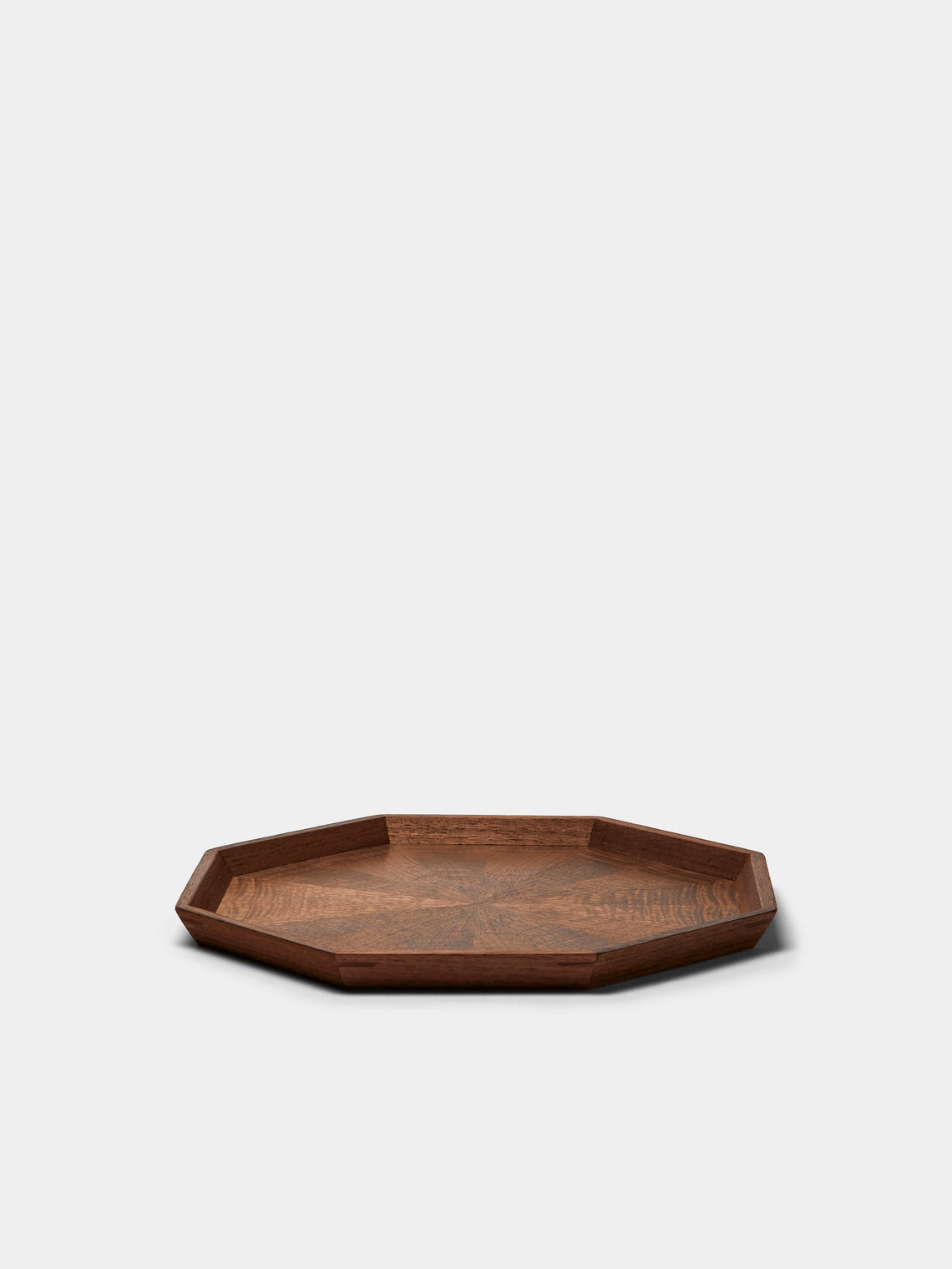 Mori Kougei - Poke Walnut Square Tray (11in/27.5cm) - Brown - ABASK