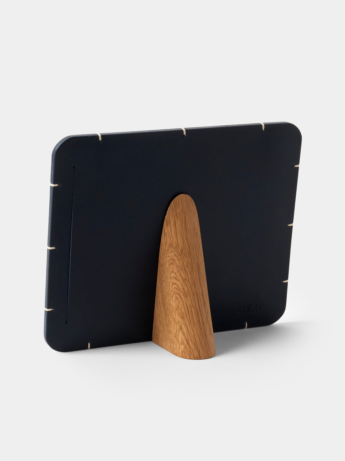 Otzi Studio - Billet Leather & Wood Photo Frame Landscape (7x5 inch Photo) - Blue - ABASK