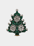ABASK Decorations - Winter Wonderland Czech Crystal Tree - Green - ABASK - 