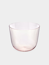 Lobmeyr - Alpha Hand-Blown Crystal Water Tumbler (Set of 2) - Pink - ABASK- 