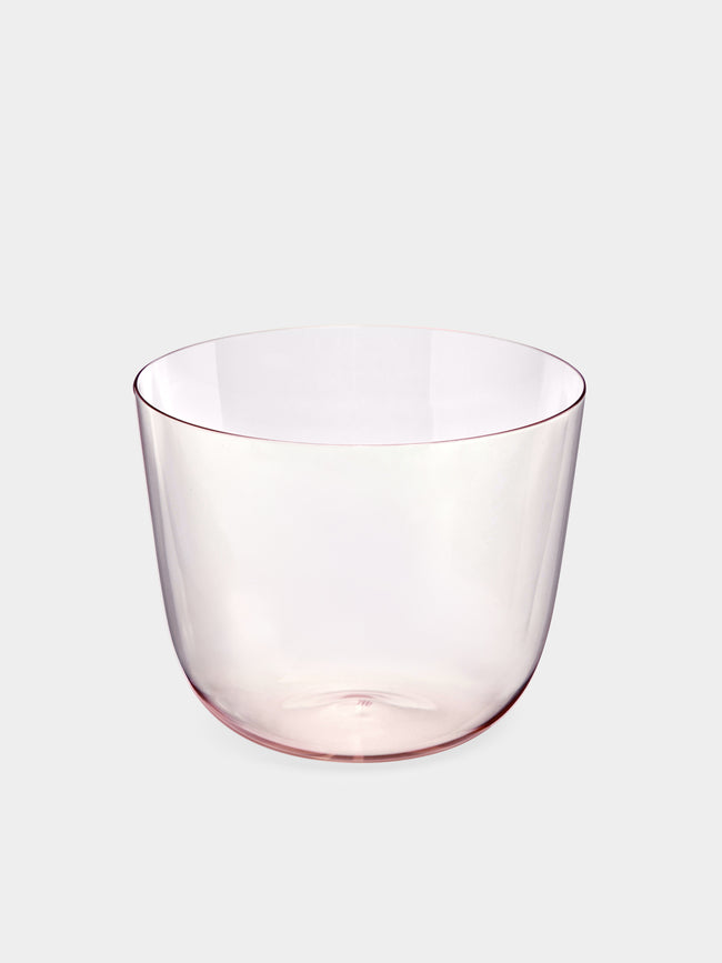 Lobmeyr - Alpha Hand-Blown Crystal Water Tumbler (Set of 2) - Pink - ABASK- 