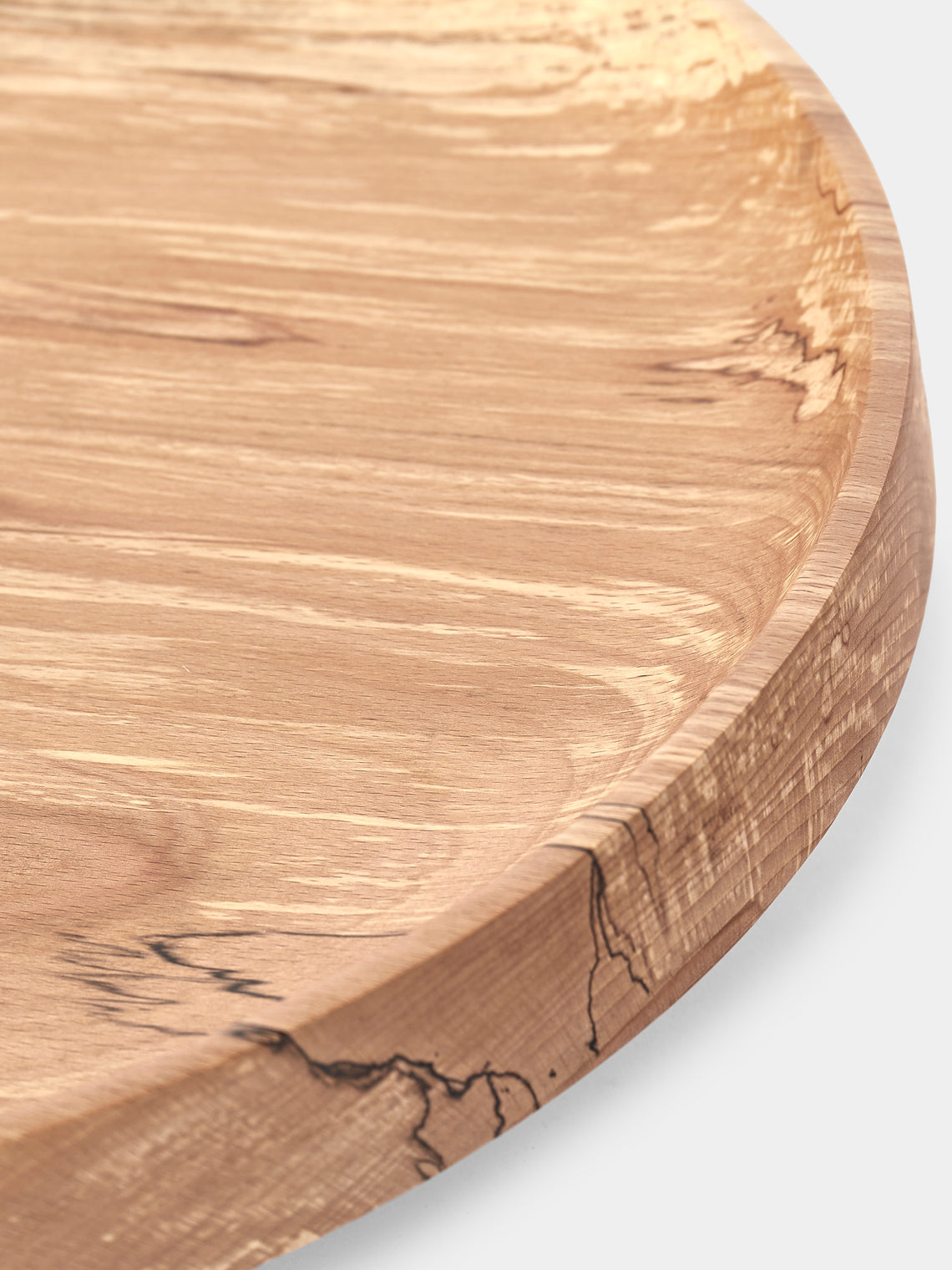 Bird & Branch - Spalted Beech Wood Raised Platter - Natural - ABASK