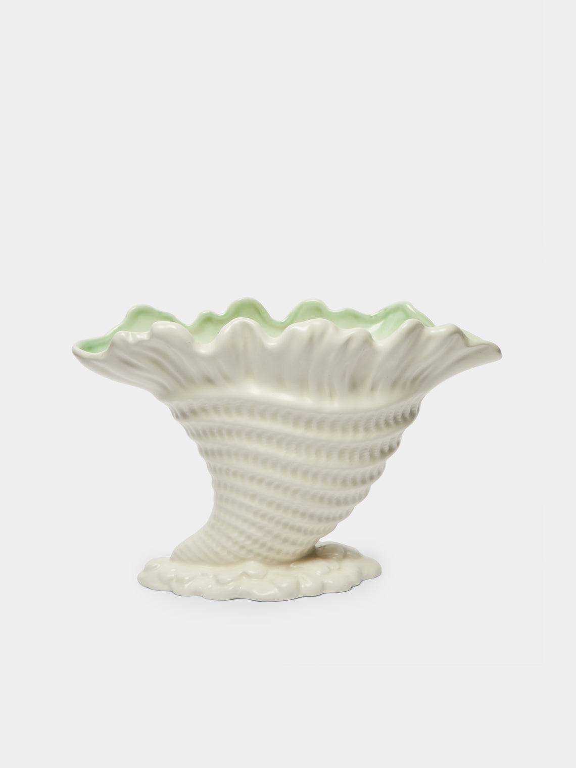 Antique and Vintage - 1930-1940 Shell Mantle Vases (Set of 2) -  - ABASK - 