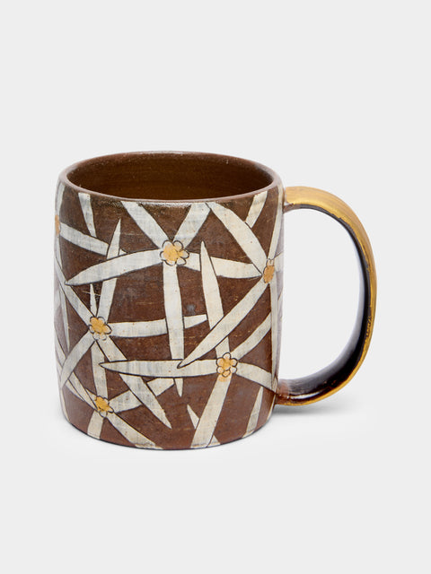 Na Yong-hwan - Wildflower Buncheong Mug (Set of 2) - Brown - ABASK - 