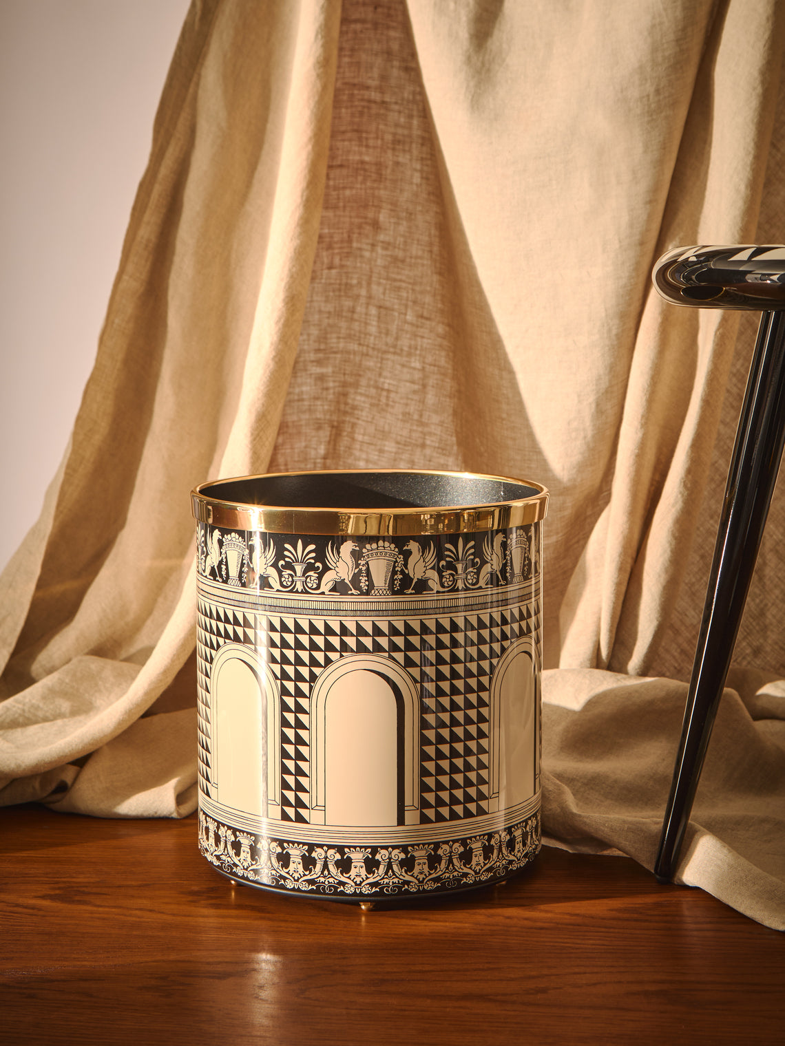 Fornasetti - Facciata Quattrocentesca Iron Wastepaper Bin - Multiple - ABASK