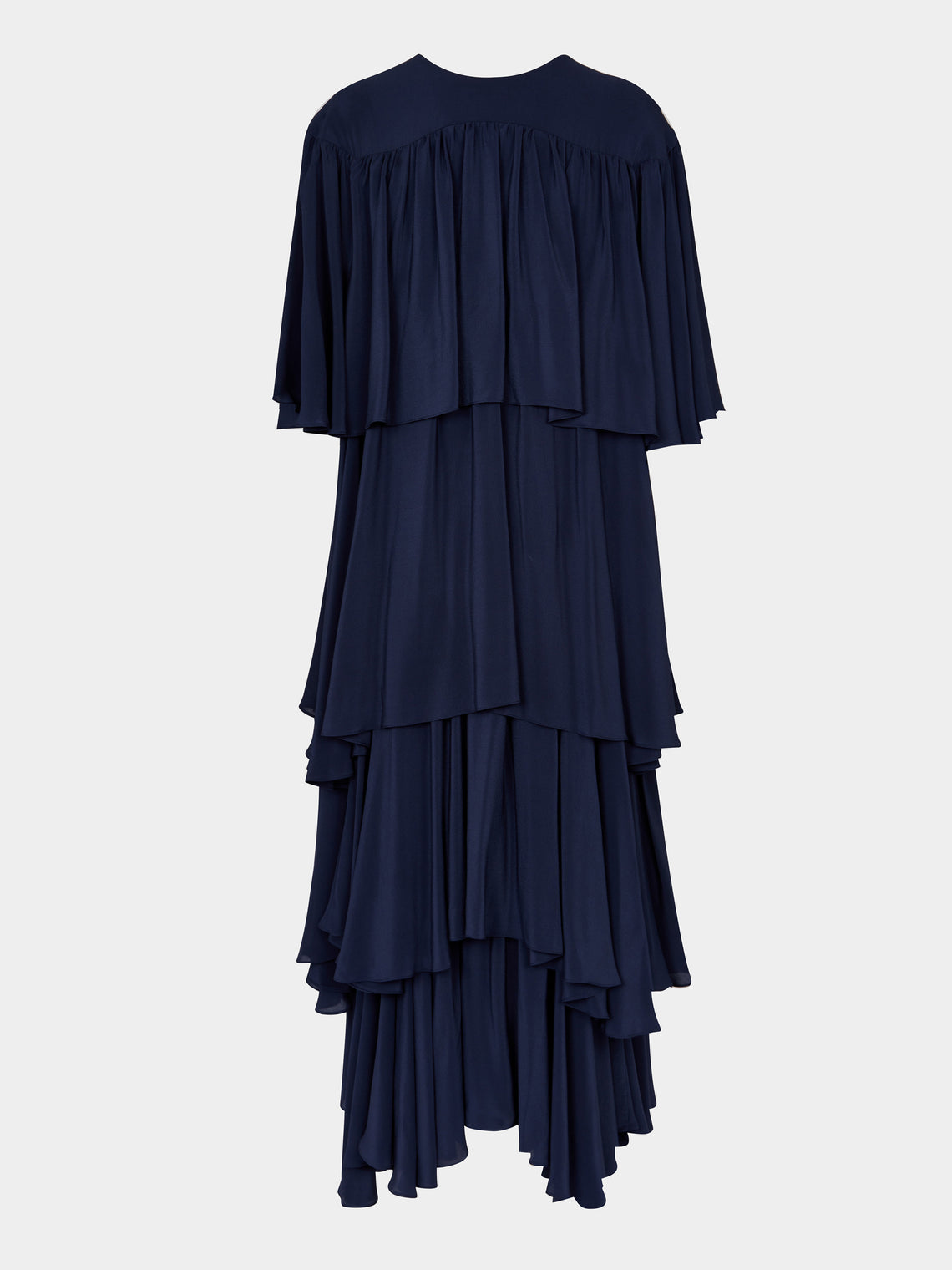 Les Vacances D'Irina - Formentera Silk Long Dress | One Size - Navy - ABASK