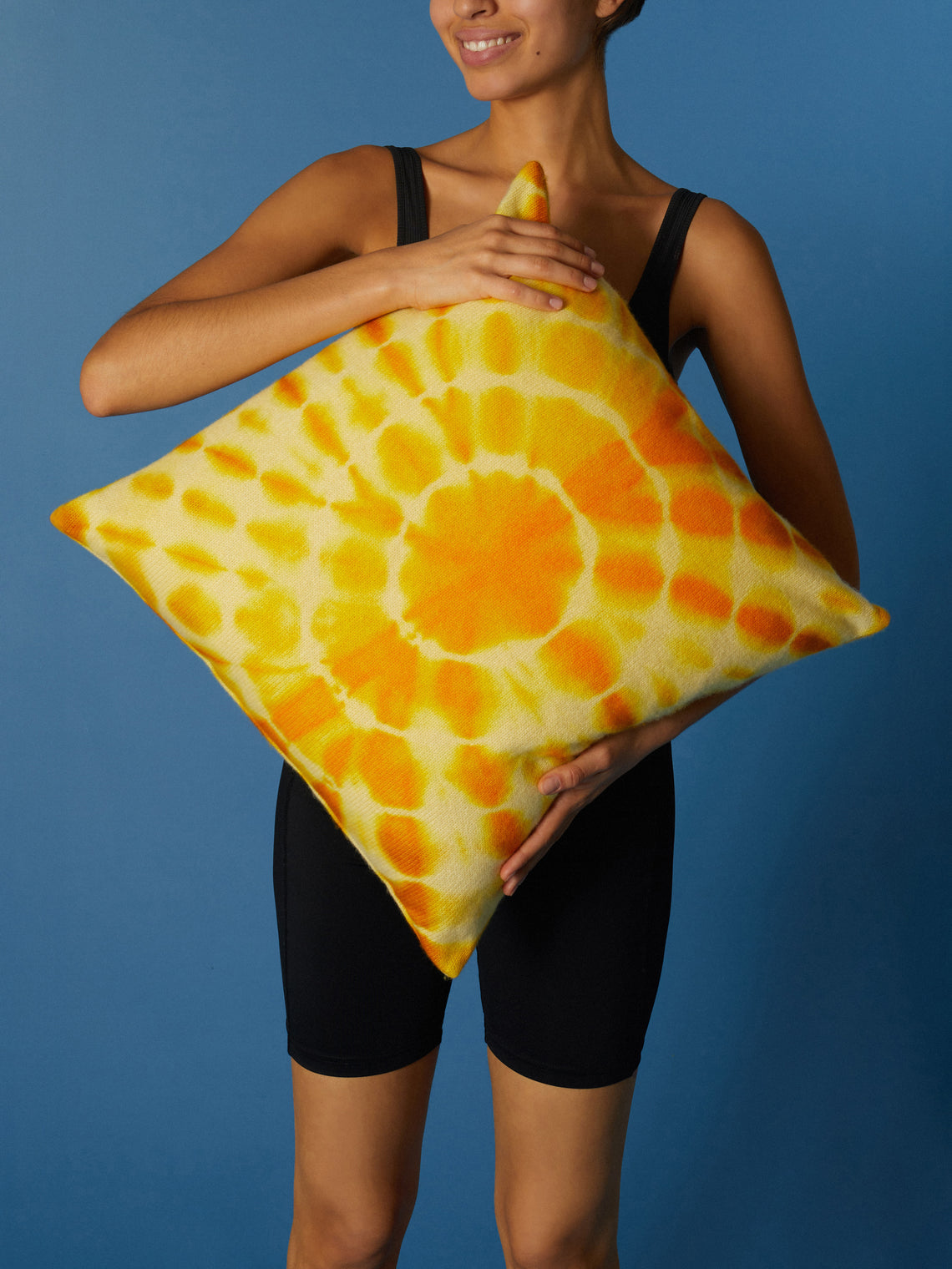 Hot-Dye Cashmere Cushion (19.5in/50cm)