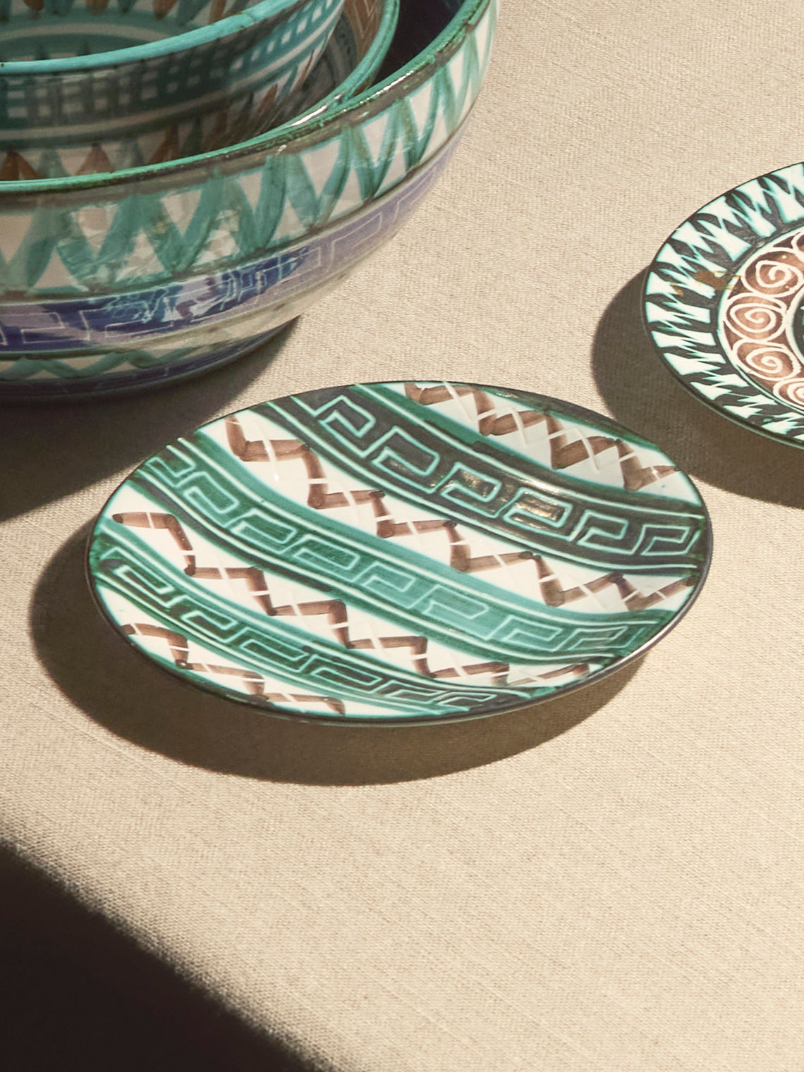Antique and Vintage - 1960s Robert Picault Ceramic Plate -  - ABASK