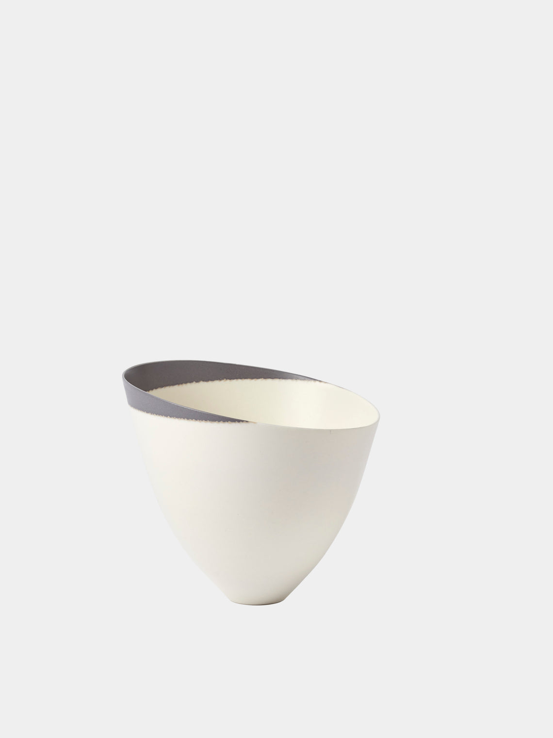 Paul James Ceramics - | Set of 2 | Fractured Reality Hand-Thrown Ceramic Bowls - White - ABASK