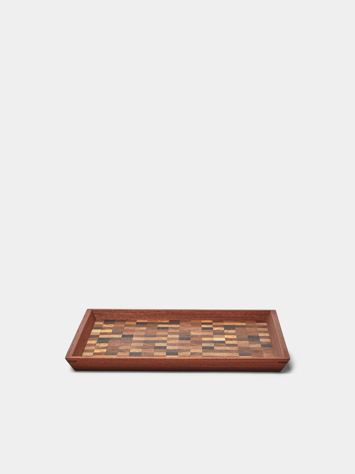 Mori Kougei - Poke Wood Square Tray (10.5in/26.5cm) - Multiple - ABASK