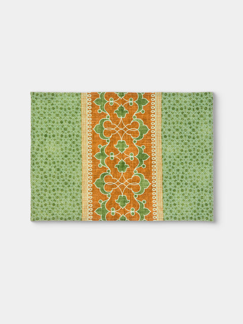 D'Ascoli - | Set of 4 | Lorca Printed Linen Placemats - Multiple - ABASK - 