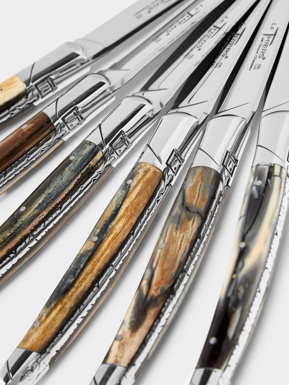 Goyon-Chazeau - Le Thiers Prestige Woolly Mammoth Steak Knives (Set of 6) -  - ABASK
